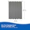 Kenney Mfg Medium Weight PEVA Shower Curtain Liner, 70" W x 72" H, Gray KN41439 - alternate 7